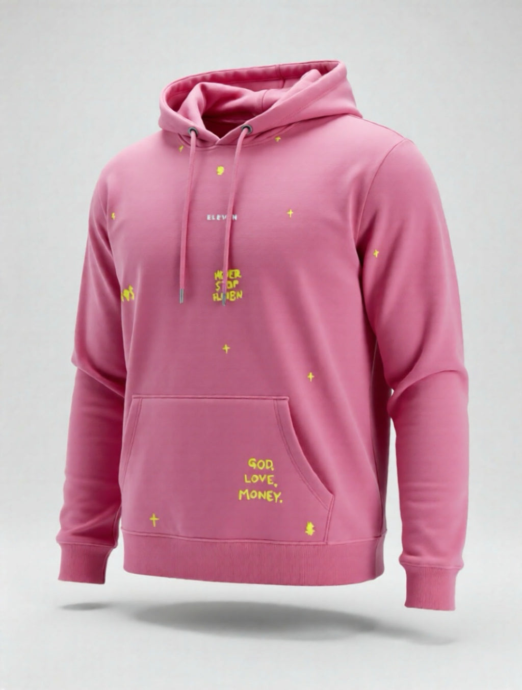 GOD. LOVE. MONEY. HOODIE - PINK
