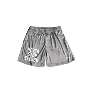 GREY "NSE" Mesh Shorts