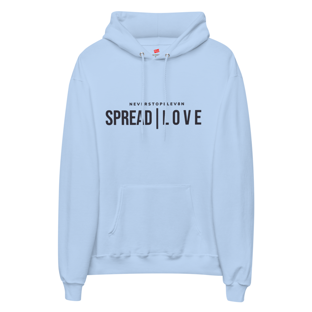 “Spread Love” Hoodie “Light Blue / Black”