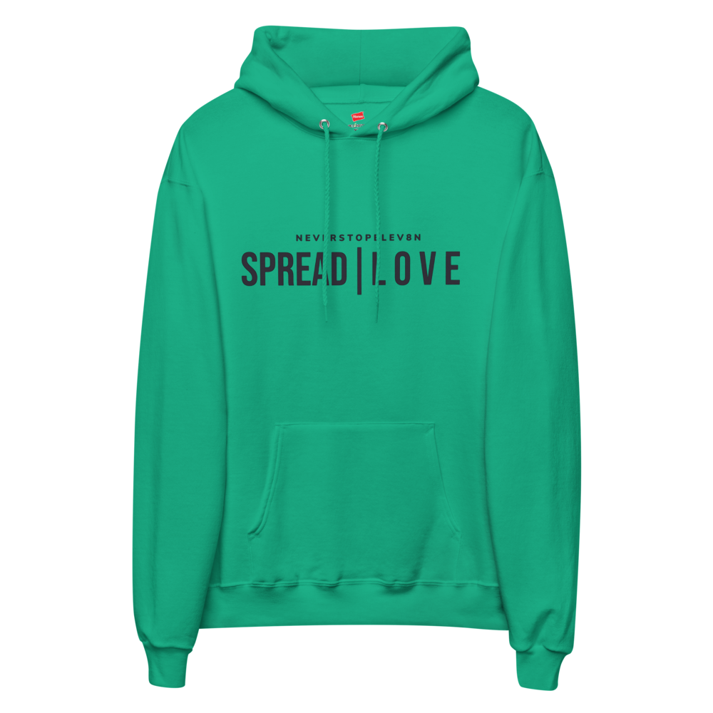 “Spread Love” Hoodie “Green / Black”