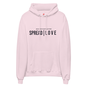 “Spread Love” Hoodie “Pink / Black”