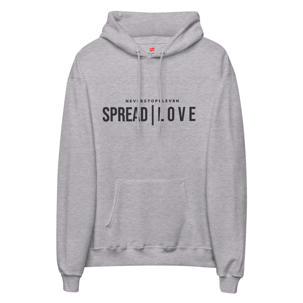 “Spread Love” Hoodie “Gray / Black”