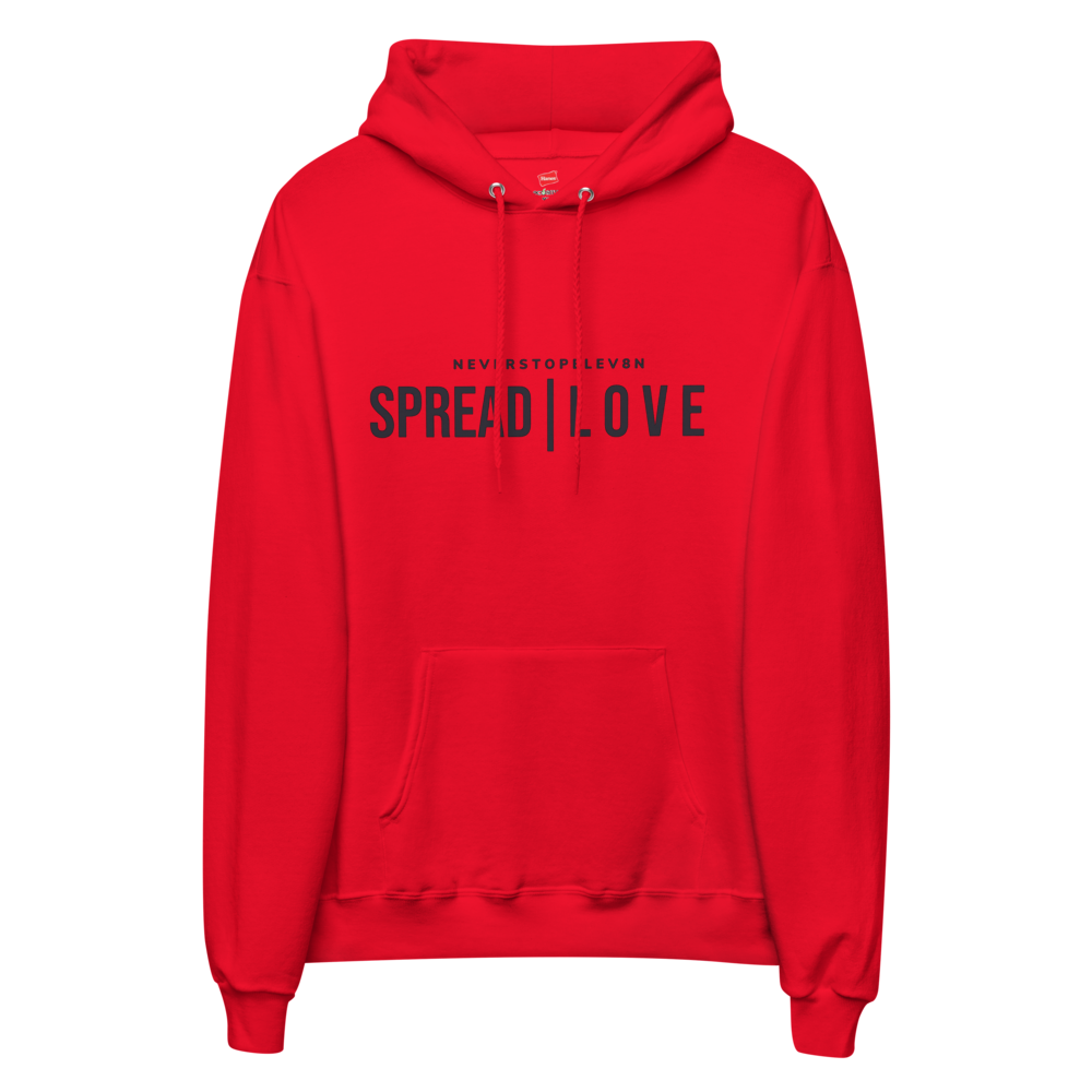 “Spread Love” Hoodie “Red / Black”