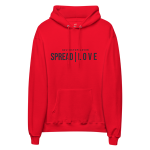 “Spread Love” Hoodie “Red / Black”