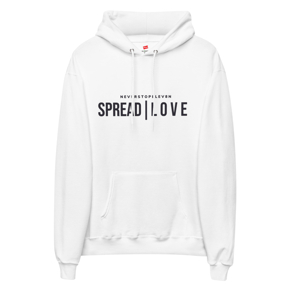 “Spread Love” Hoodie “White / Black”