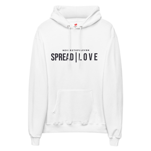 “Spread Love” Hoodie “White / Black”